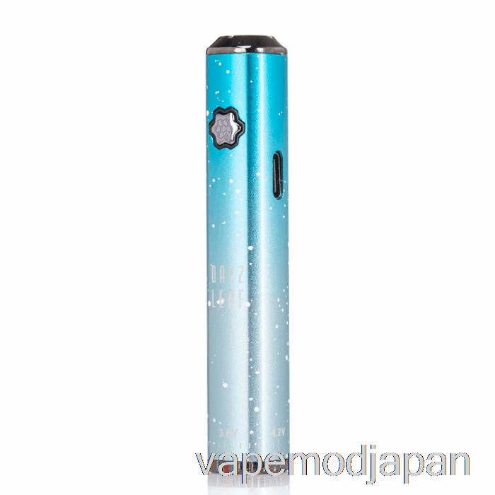 VAPE ジャパン ダズリーフ スクアリ ボトムツイスト 510 バッテリー スカイブルー スプラッター